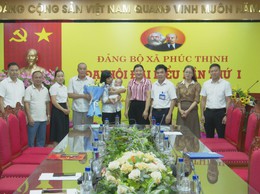 UBND xã Phúc Thịnh tổ chức lễ giao nhận nuôi con nuôi