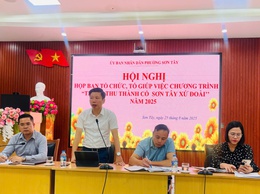 Sơn Tây họp Ban Tổ chức, Tổ giúp việc Chương trình “Trung thu Thành cổ - Sơn Tây xứ Đoài” năm 2025