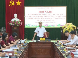 Ban Thường vụ Đảng uỷ xã làm việc với các nhà trường triển khai công tác chuẩn bị năm học mới và một số nhiệm vụ trọng tâm trong thời gian tới