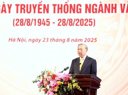 Toàn văn phát biểu của Tổng Bí thư Tô lâm tại Lễ kỷ niệm 80 năm Ngày truyền thống ngành Văn hóa
