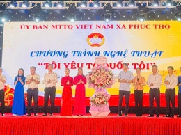 Phúc Thọ: Đặc sắc Chương trình nghệ thuật “Tôi yêu Tổ quốc tôi”