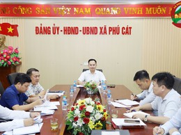 Phú Cát tổ chức hội nghị kiểm đếm tiến độ thực hiện các dự án đầu tư công