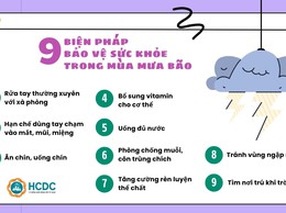 Một số biện pháp phòng chống dịch bệnh sau mưa bão