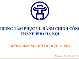 HƯỚNG DẪN NỘP HỒ SƠ TRỰC TUYẾN TRÊN CỔNG DỊCH VỤ CÔNG QUỐC GIA