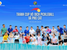 Phú Cát tổ chức giải PICKLEBALL tranh cúp vô định năm 2025