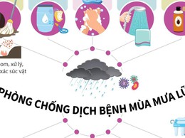 Hướng dẫn phòng chống dịch bệnh mùa mưa lũ