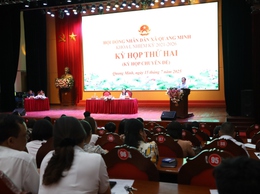 HĐND xã Quang Minh tổ chức Kỳ họp thứ hai