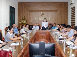 UBND xã Quảng Bị triển khai nhiệm vụ năm học và đánh giá năng lực các đơn vị cung cấp xuất ăn bán trú, cung cấp sữa và nước uống cho các trường học trên địa bàn