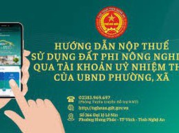 UBND xã Phú Nghĩa thông báo triển khai nộp thuế sử dụng đất phi nông nghiệp năm 2025 bằng phương thức điện tử qua eTax Mobile và các hình thức khác không sử dụng tiền mặt