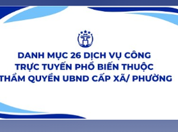 CÁC VIDEO HƯỚNG DẪN DỊCH VỤ CÔNG TRỰC TUYẾN