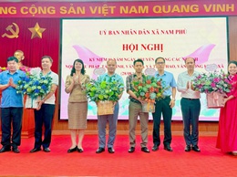 Xã Nam Phù gặp mặt kỷ niệm 80 năm ngày truyền thống các ngành khối cơ quan Nhà nước
