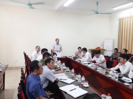 Hội nghị họp Ban chỉ đạo giải phóng mặt bằng dự án 
           Đường sắt tốc độ cao trục Bắc -Nam