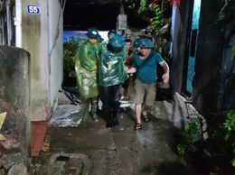Sơn Tây tiếp tục ứng phó với diễn biến áp thấp nhiệt đới do cơn bão số 5 gây ra