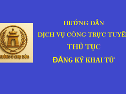 Thủ tục Đăng ký khai tử