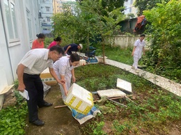 Phường Hoàng Mai tổ chức chiến dịch vệ sinh môi trường – diệt bọ gậy phòng, chống sốt xuất huyết đợt I năm 2025.