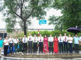 Xã Gia Lâm tổ chức lễ gắn biển các tuyến đường nhân kỷ niệm 80 năm cách mạng tháng tám và quốc khánh 2/9