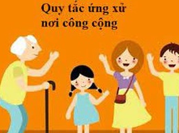 Hướng dẫn, khuyến nghị thực hiện quy tắc ứng xử nơi công cộng