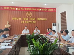 HĐND xã Chuyên Mỹ tổ chức hội nghị giao ban quý II/2025.