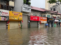 Thông tin tình hình thoát nước do ảnh hưởng hoàn lưu bão số 5