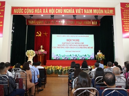 Hội nghị gặp mặt các đồng chí Nguyên UVBCH 4 phường tiền thân của phường Bồ Đề