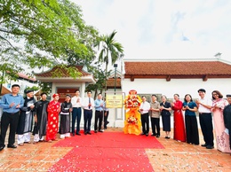 XÃ NỘI BÀI GẮN BIỂN CÔNG TRÌNH CHÀO MỪNG ĐẠI LỄ CỦA ĐẤT NƯỚC