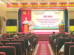 Trên 200 đại biểu xã Dương Hoà được tuyên truyền, phổ biến, giáo dục pháp luật về đất đai
