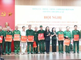 Thượng Cát gặp mặt tri ân gia đình chính sách nhân kỷ niệm 80 năm Quốc khánh 2/9