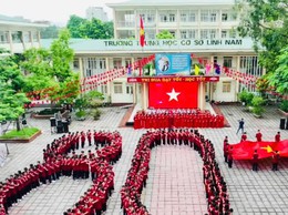Vĩnh Hưng rực rỡ sắc cờ, tưng bừng chào mừng Quốc khánh 2/9
