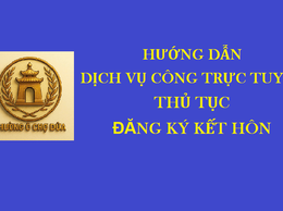 Thủ tục Đăng ký kết hôn