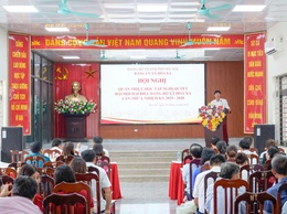 Đảng bộ xã Hoà Xá triển khai học tập, quán triệt Nghị quyết Đại hội Đảng bộ xã lần thứ I, nhiệm kỳ 2025 - 2030