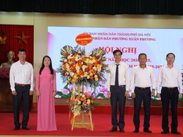 Phường Xuân Phương chú trọng đầu tư cơ sở vật chất ngành giáo dục, xây dựng “trường học hạnh phúc”