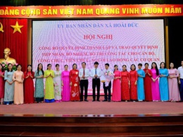Ngành Nội vụ, Tư pháp, Tài chính, Văn hóa và Thể thao, Văn phòng HĐND và UBND, Giao thông vận tải Hoài Đức phát huy truyền thống 80 năm dựng xây và phát triển 