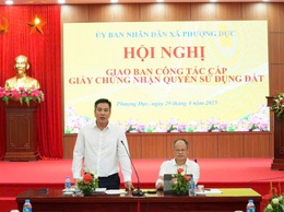 Hội nghị giao ban công tác cấp giấy quyền sử dụng đất