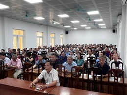 Hội nghị báo cáo viên khu vực Cầu Giấy: Tình hình thời sự trong nước và Quốc tế thời gian gần đây