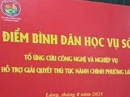 PHƯỜNG LÁNG RA MẮT 3 ĐIỂM BÌNH DÂN HỌC VỤ SỐ LƯU ĐỘNG