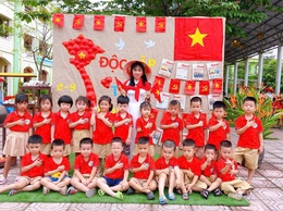 CÁC TRƯỜNG HỌC SÔI NỔI CÁC HOẠT ĐỘNG CHÀO MỪNG KỶ NIỆM 80 NĂM CÁCH MẠNG THÁNG TÁM VÀ QUỐC KHÁNH 2/9