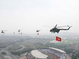 Hà Nội nghiêm cấm thả bóng bay, đèn trời, bay flycam... làm ảnh hưởng đến hoạt động bay mừng Quốc khánh