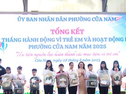 Phường Cửa Nam tạo môi trường lành mạnh cho thiếu nhi phát triển toàn diện