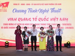 Phường Cửa Nam tổ chức văn nghệ chào mừng ngày lễ lớn của đất nước