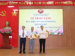 Đảng bộ xã Phú Nghĩa tổ chức Lễ trao tặng huy hiệu Đảng đợt 02/9/2025; Tổng kết công tác tổ chức Đại hội đại biểu Đảng bộ xã lần thứ I, nhiệm kỳ 2025 - 2030; Quán triệt Nghị quyết Đại hội Đảng bộ xã