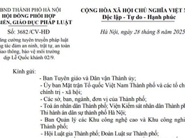 Tăng cường tuyên truyền pháp luật về công tác đảm an ninh, trật tự, an toàn giao thông, bảo vệ môi trường
dịp Lễ Quốc khánh 02/9