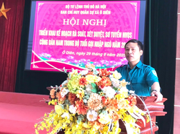 Hội nghị triển khai kế hoạch rà soát, phúc tra, sơ tuyển nam công dân trong độ tuổi nhập ngũ năm 2026