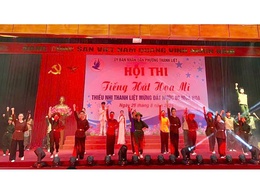 Phường Thanh Liệt: Hội thi “Tiếng hát Họa mi” với chủ đề Thiếu nhi Thanh Liệt mừng đất nước 80 mùa hoa
