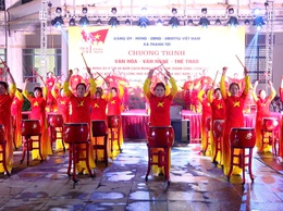 Hòa nhịp cùng đất nước: Chương trình văn hóa -  văn nghệ - thể thao đặc sắc tại xã Thanh Trì