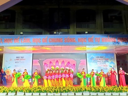 Phường Phú Lương tổ chức liên hoan văn nghệ chào mừng kỷ niệm 80 năm CMT8 và Quốc khánh 2/9
