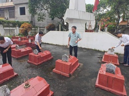 Trần Phú: tổ chức viếng Nghĩa trang Liệt sĩ  nhân kỷ niệm 80 năm Cách mạng tháng Tám và Quốc khánh 2/9