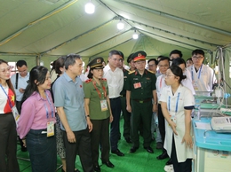 Các đơn vị đảm bảo an toàn công tác y tế phục vụ Lễ diễu binh, diễu hành