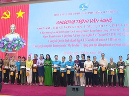Hội Liên hiệp Phụ nữ phường Hà Đông tổ chức chương trình kỷ niệm với chủ đề “80 năm – Khát vọng độc lập, tự do, phát triển”