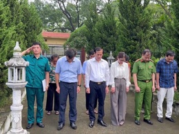 Đảng ủy,  HĐND, UBND, UB MTTQ xã tổ chức lễ dâng hoa, dâng hương viếng Nghĩa trang Liệt sĩ nhân kỷ niệm 80 năm Quốc khánh nước CHXH Chủ nghĩa Việt Nam (02/9/1945 - 02/9/2025)