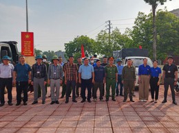 BAN CHỈ ĐẠO 197 XÃ NỘI BÀI RA QUÂN ĐẢM BẢO TRẬT TỰ AN TOÀN GIAO THÔNG, TRẬT TỰ CÔNG CỘNG